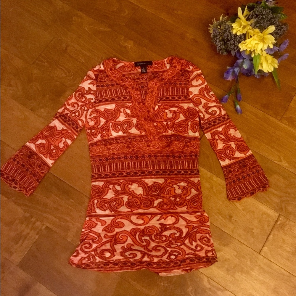 International concepts INC top in orange